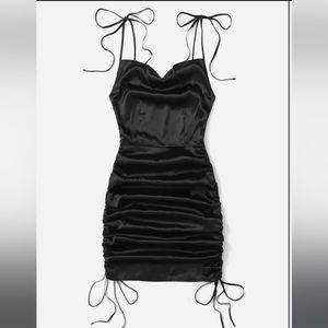 Silk black size medium dress